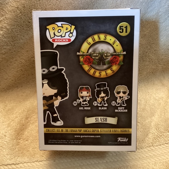 Funko Pop Slash from Guns N Roses Vinyl Figurine - Picture 4 of 7